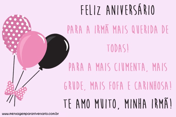 Featured image of post Feliz Aniversario Irm Querida Meu maior desejo sempre ser o mesmo