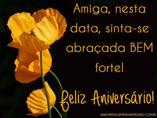 Felicidades para amiga distante