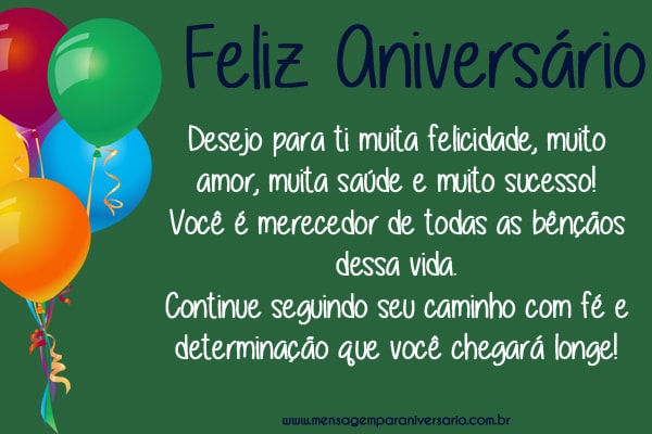 Feliz Aniversário, meu genro!