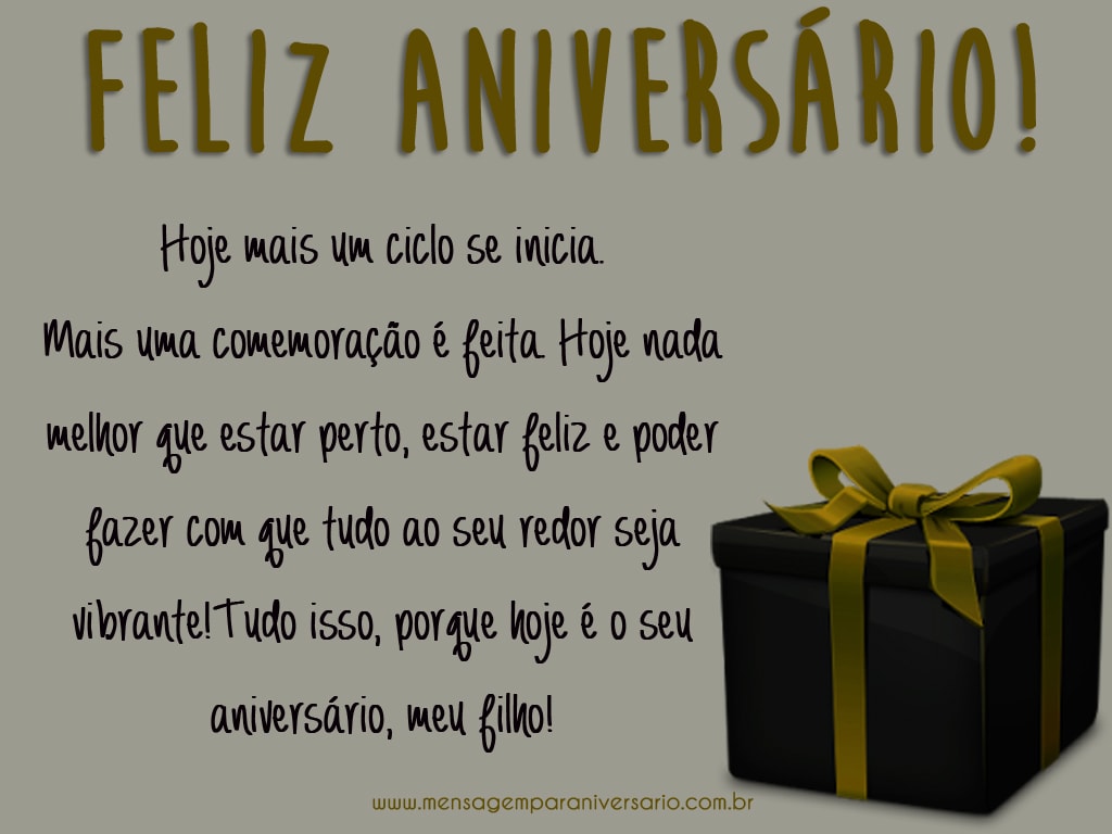 Featured image of post Frases De Feliz Aniversario Para Filho Primogenito Tudo que quero para meu filho sa de e paz o resto ele ir conquistar ano ap s ano