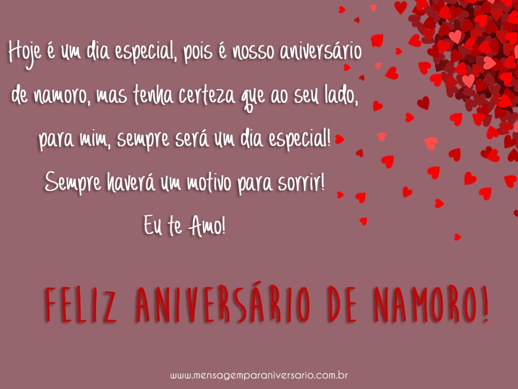 Aniversário de Namoro!