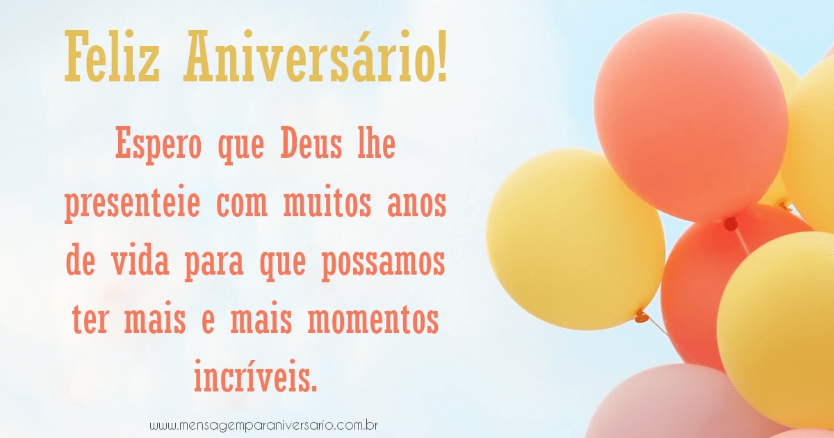 Feliz Aniversário, meu vô!